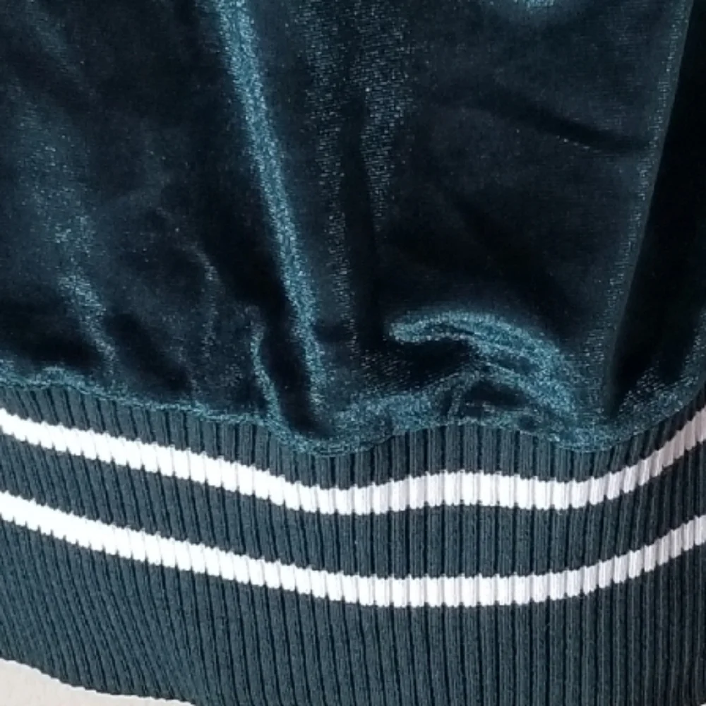 ASOS V-Neck Pullover Sleeveless Velour Sweater Vest Green Size S - Picture 5 of 12